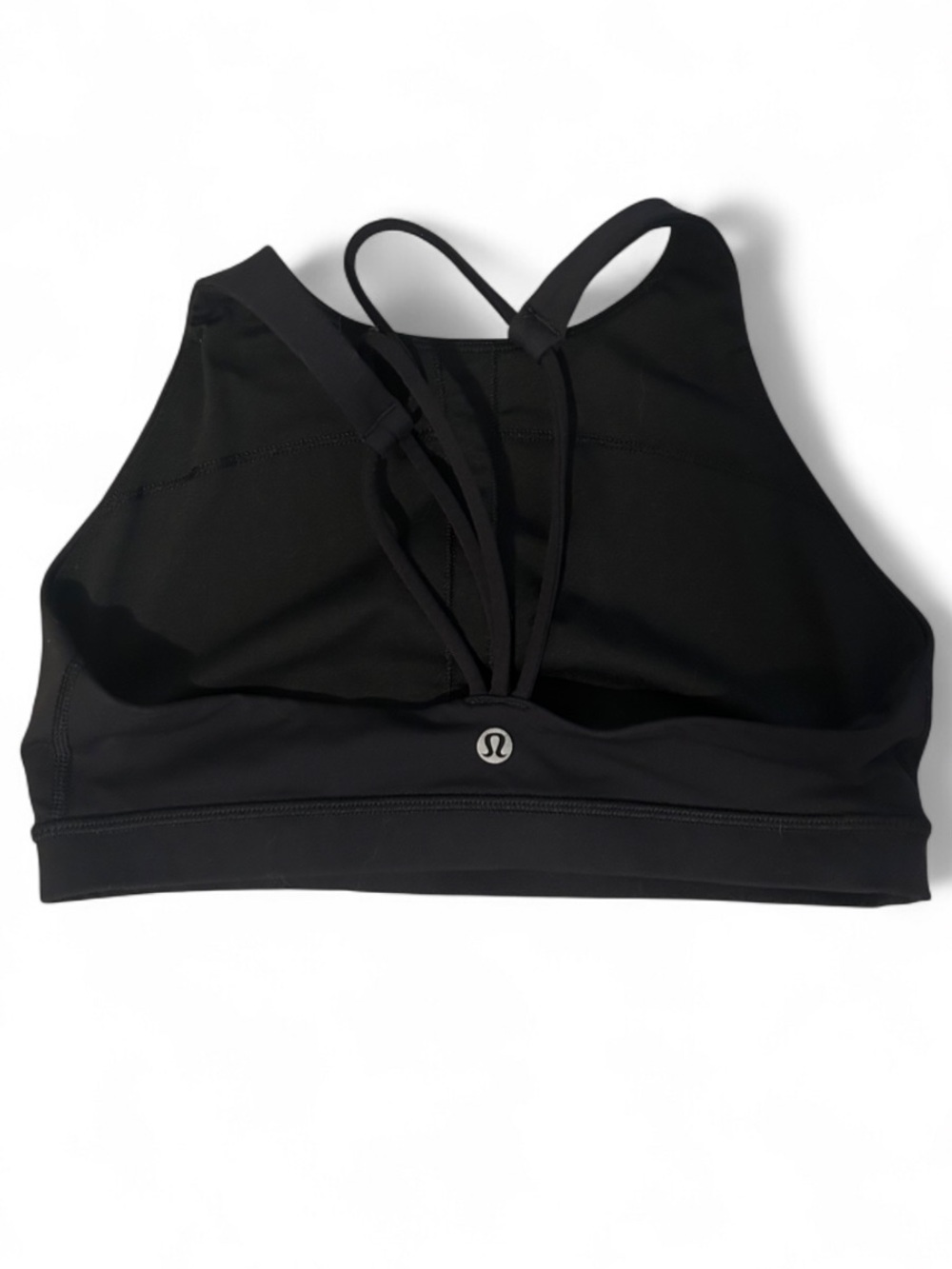 lululemon athletica Black Strappy High-Neck Sports Bra